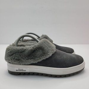 Blondo Waterproof Mules Grey Women's Shoes B3321015 US Size 6.5